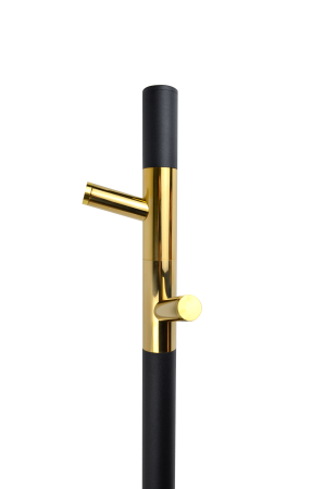 Электрический полотенцесушитель Vincea VTD-1DBE 15х140 черный/золото фото