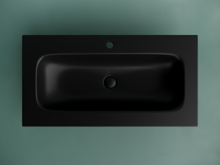 Раковина Ceramica Nova Grace CN7019MB 91x45 черная матовая фото