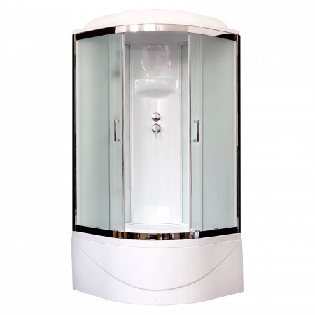 Душевая кабина Royal Bath ВК RB100BK6-WC-CH 100x100 фото