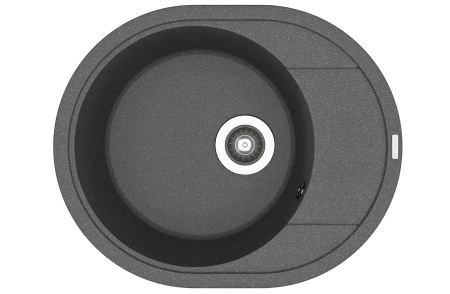 Кухонная мойка РОДОС 580 Florentina 20.240.В0580 чёрный фото