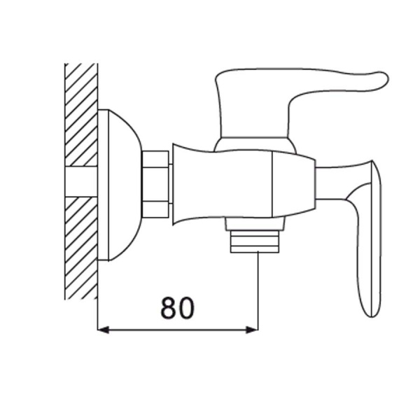 Смеситель для душа Oute T77 T7704 фото