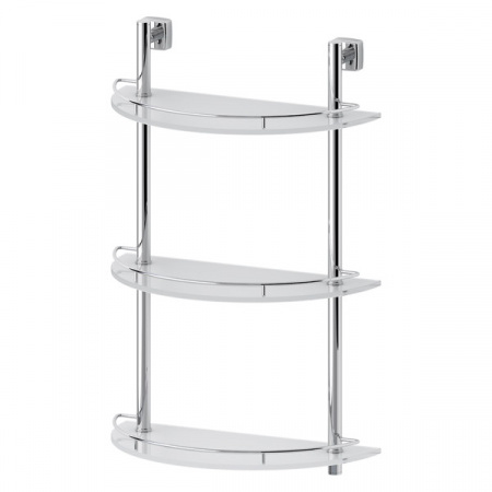 Полка полукруглая с ограничителем тройная FBS Esperado ESP 082 40 см фото