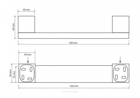 Поручень Bemeta Nero 135507670 фото