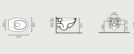 Унитаз подвесной GSI Modo 7712 11 bi фото