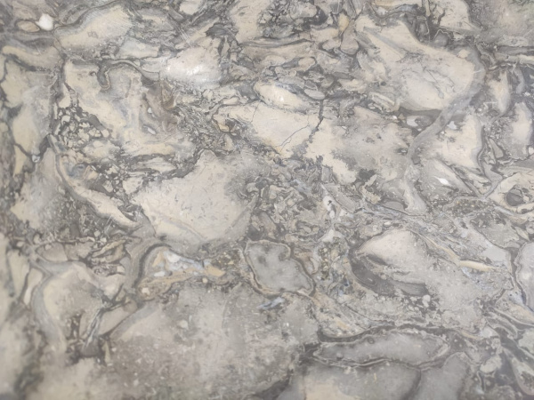 Накладная раковина из мрамора Square Doreng Grey Big прямоуг MS-000247 (60*40*14см) фото