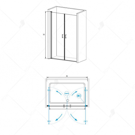 Душевая дверь RGW Leipzig LE-06 06120612-11 120 см фото