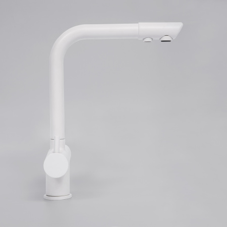 Смеситель для кухни под фильтр WasserKRAFT A8357 белый матовый фото
