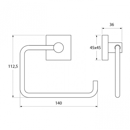Держатель для туалетной бумаги Iddis Edifice EDISB00i43 фото