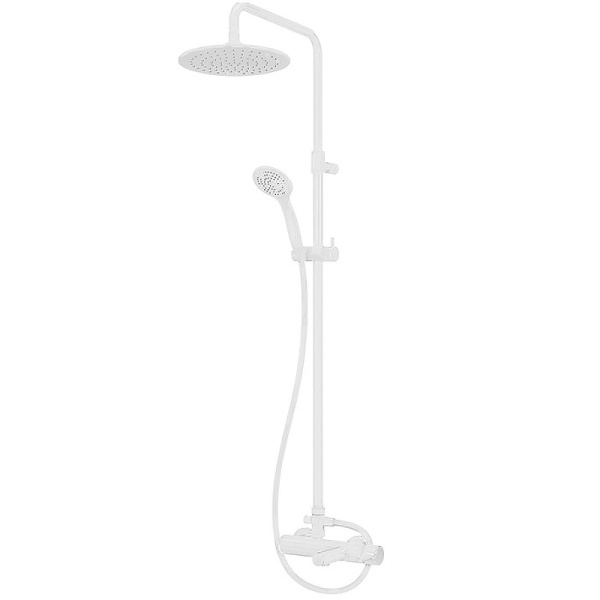 Душевая система (стойка) Cezares CZR CZR-B-CVD-BIO белая матовая фото