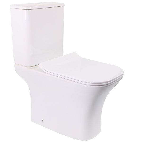 Унитаз напольный Cerutti SPA Vittore CT9240 с сиденьем, белый матовый фото