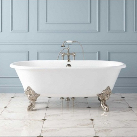 Чугунная ванна Magliezza Patricia Cr 183x80 на ножках фото