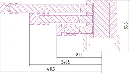 Вешалка для водяных полотенцесушителей Сунержа Веер-Дв 03-2001-0405 фото