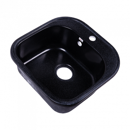 Мойка кухонная Rossinka RS48-49S-Bl фото