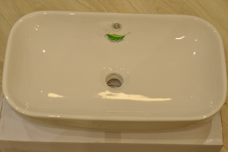 Накладная раковина CeramaLux N 9217 61х34 фото