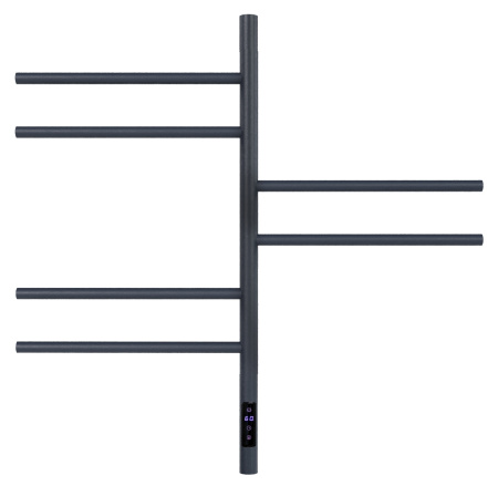 Электрический полотенцесушитель Vincea VTD-1S2CGE 43х80 графит, таймер фото