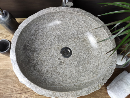 Накладная раковина из оникса Indo Erozy Grey EO-00268 фото