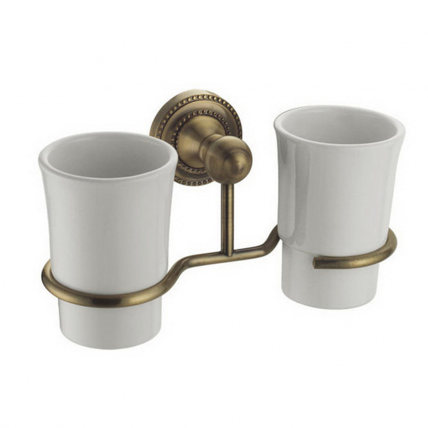 Два стакана для зубных щеток Fixsen Antik FX-61107 фото