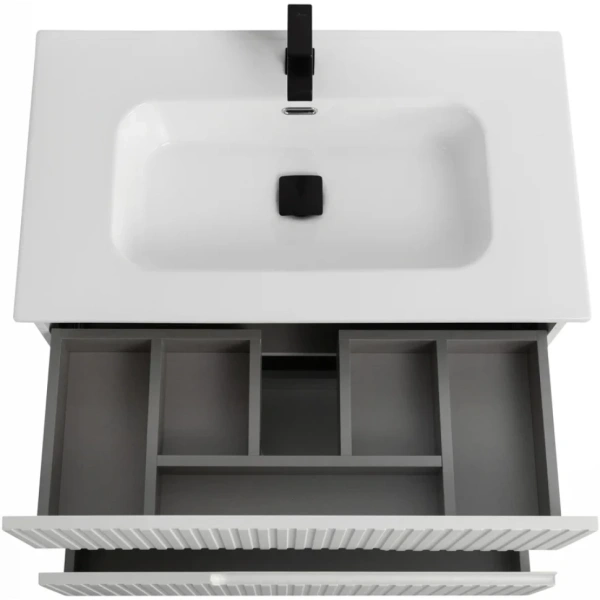 Тумба под раковину Cezares Duet 90 DUET-N-900-2C-SO-BL 90 см, Bianco Lucido фото