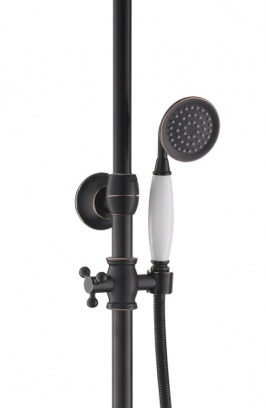 Душевая система (стойка) Timo Adelia SX-6010/04 черный антик фото