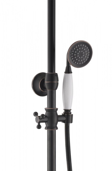 Душевая система (стойка) Timo Adelia SX-6010/04 черный антик фото