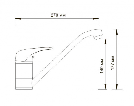 Смеситель для кухни WasserKRAFT Oder 6307 фото