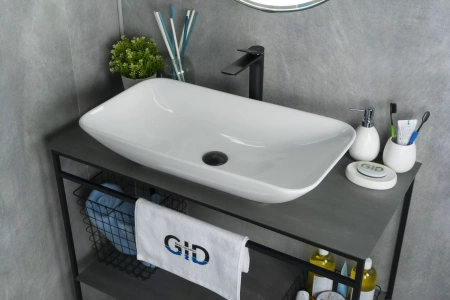 Накладная раковина GID 9122 70х40 фото