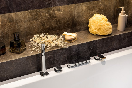 Врезной каскадный смеситель для ванны Ravak CR 025.00 X070073 фото