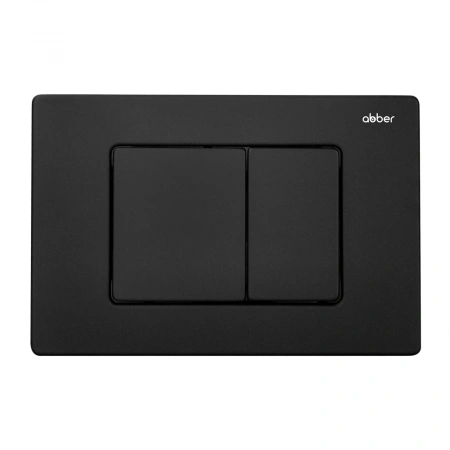 Кнопка смыва Abber AC0120MB черная матовая фото