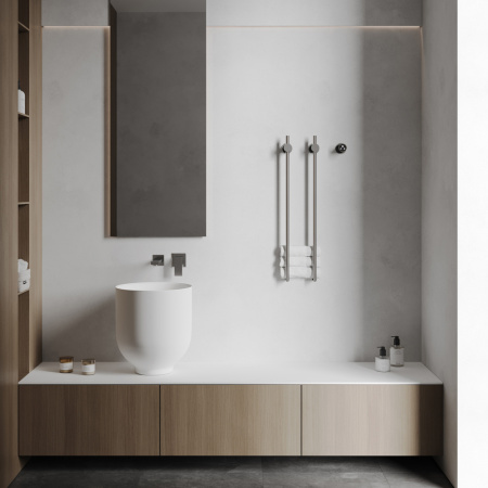 Электрический полотенцесушитель Abber Charme AH4002 хром фото