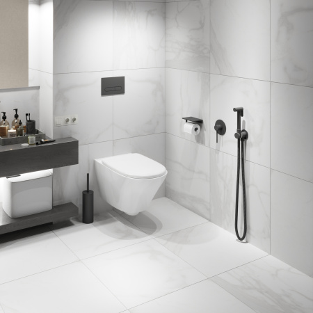 Гигиенический душ со смесителем Timo Saona 2389/03SM Черный фото