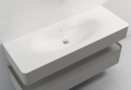 Тумба под раковину Vincea Caprice 120 VMC-4CA100MLG светло-серая матовая фото