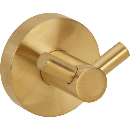 Двойной крючок для ванной Bemeta Sablo 160106032 золото матовое фото