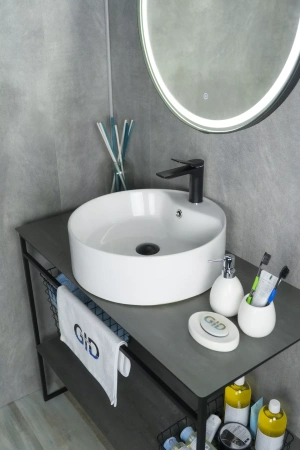 Накладная раковина GID 9008В 46х46 фото