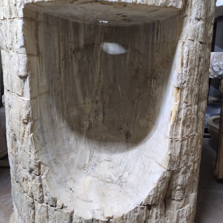 Раковина напольная из окаменелого дерева ODN-01499 (68*55*90) фото
