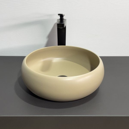 Накладная раковина Comforty 113MC 00-00012227 36x36 капучино матовый фото