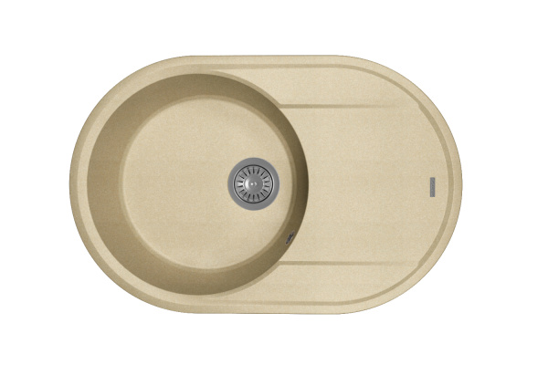 Кухонная мойка ДАФНА 760 Flortek 23.030.С0760 песочный фото