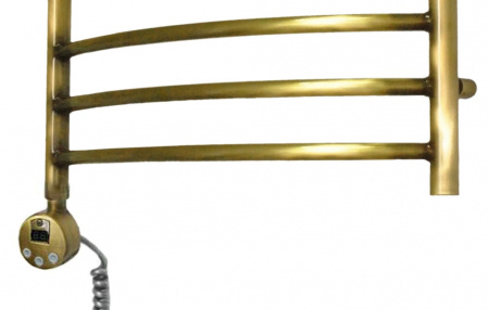 Полотенцесушитель электрический Domoterm Калипсо П10 (500х800) (бронза) левый фото