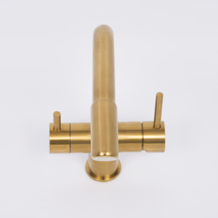 Смеситель для кухни под фильтр WasserKRAFT A8387 матовое золото фото