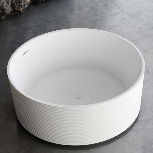 Круглая акриловая ванна Abber AB9442 150x150  фото