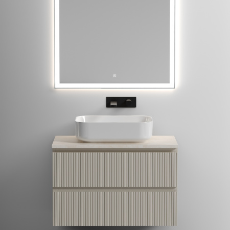 Столешница без отверстия под смеситель Sancos TT80A2 80 см, kreman фото