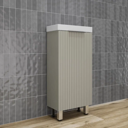 Тумба напольная Style Line Соло ЛС-00002430 санд серая галька фото