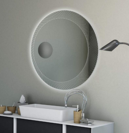 Зеркало с увеличительным зеркалом Cezares 45011 100х100 фото