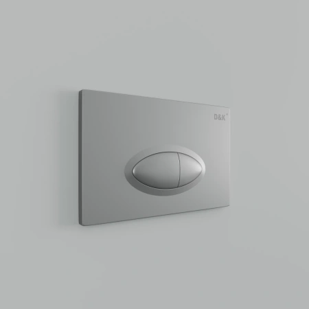 Клавиша смыва для унитаза DQ Rhein.Marx DB1399002 хром матовый фото