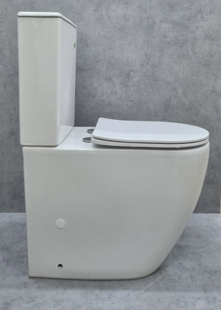 Унитаз напольный CeramaLux N 1289A  с сиденьем soft close фото