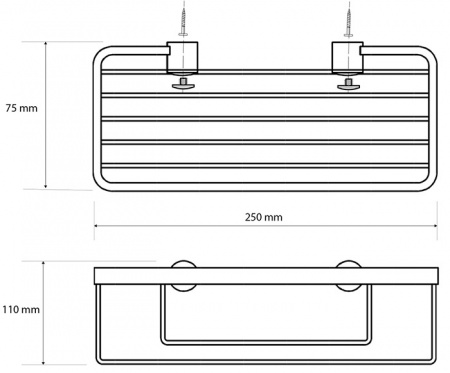 Мыльница настенная Bemeta Cytro 146208362 фото