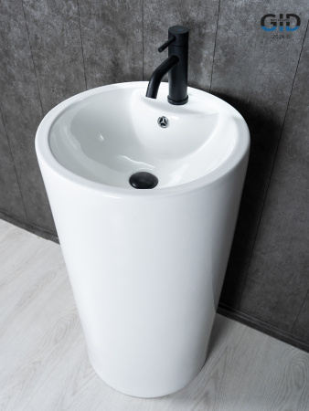 Раковина напольная GID NB 135 46х44 фото