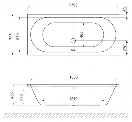 Акриловая ванна Excellent Oceana 180x80 WAEX.OCE18WH фото