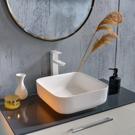 Накладная раковина Montebianco Loreto Piazza 360 12018 36x36 фото