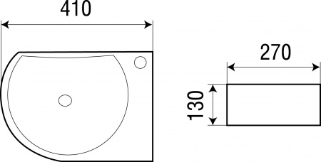 Раковина WeltWasser Aisbach AISBACH 5014R 41х27 фото