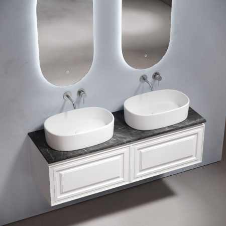 Столешница без отверстия под смеситель Sancos TT160A1 160 см, black sky фото